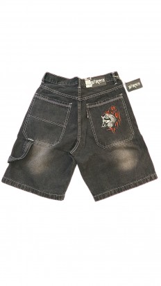 לצפייה במוצר HiRock Black Hip-Hop Shorts – Wolf